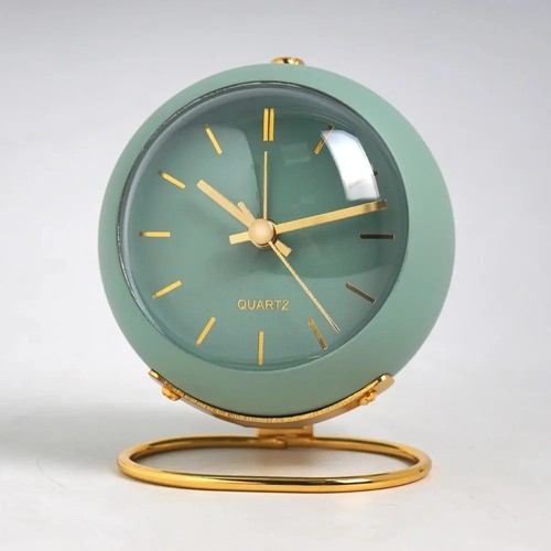Silent analogue alarm clock - alarm,