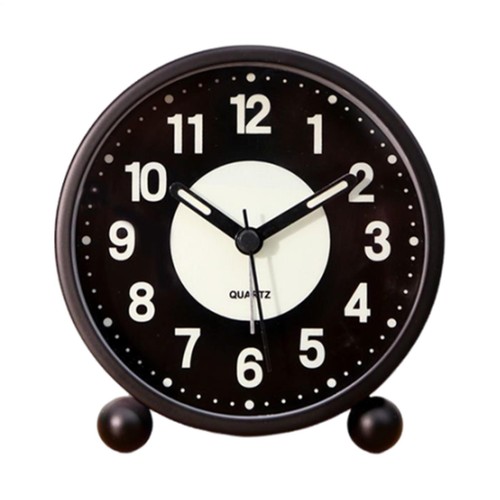 Round luminous alarm clock - luminous,