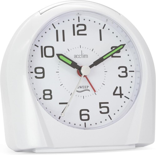 Acctim alarm clock - clock, white
