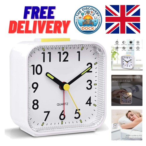 Elegant silent alarm clock - alarm,