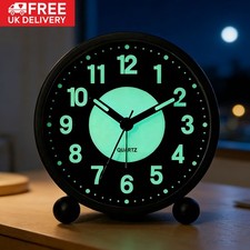 Alarm Clock Bedside No Ticking