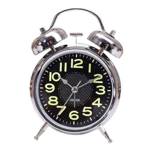 Mechanical alarm clock wind - clock, up