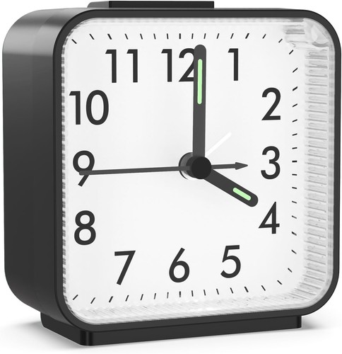 Oria silent alarm clocks - silent,