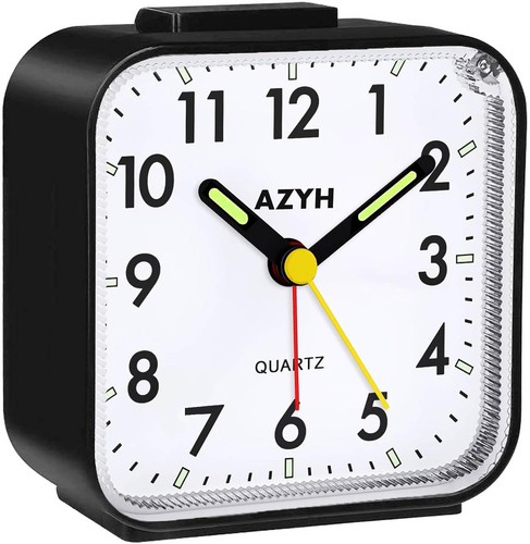 Silent analog alarm clock - analog, no