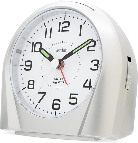 Acctim alarm clock silver - acctim,