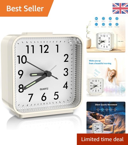 Elegant non ticking bedside - non-ticking,