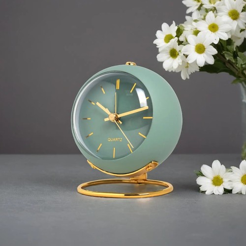 Alarm clock bedside ticking - bedside, no