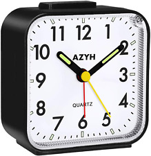 Analog Silent Alarm Clock with