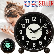 Alarm Clock Bedside No Ticking