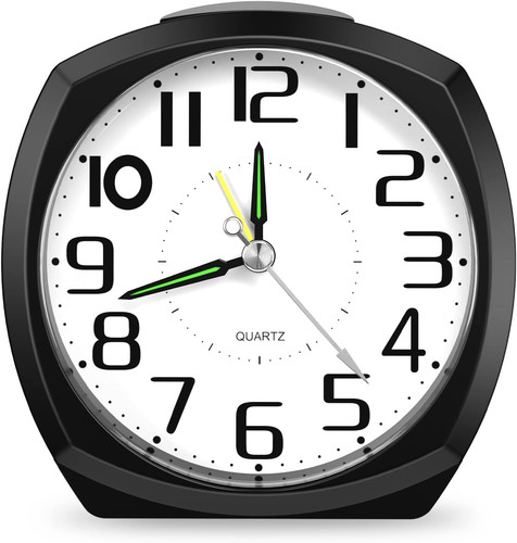 Silent alarm clock battery - alarm,