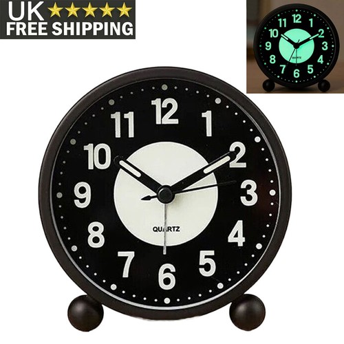 Alarm clock bedside ticking - bedside, no