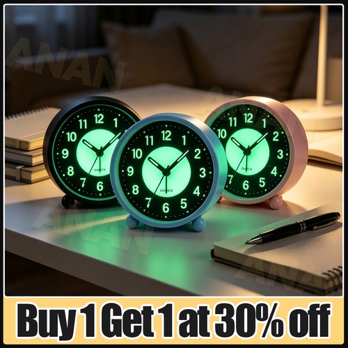 Luminous silent bedside alarm - luminous,