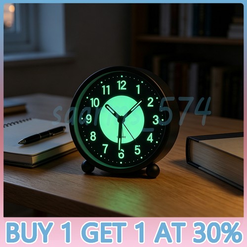 Alarm clock bedside ticking - clock, no